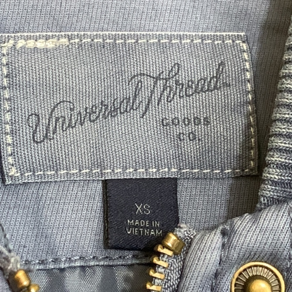 Universal Thread | Blue Quilted Lined Zip Snap Dr… - image 7